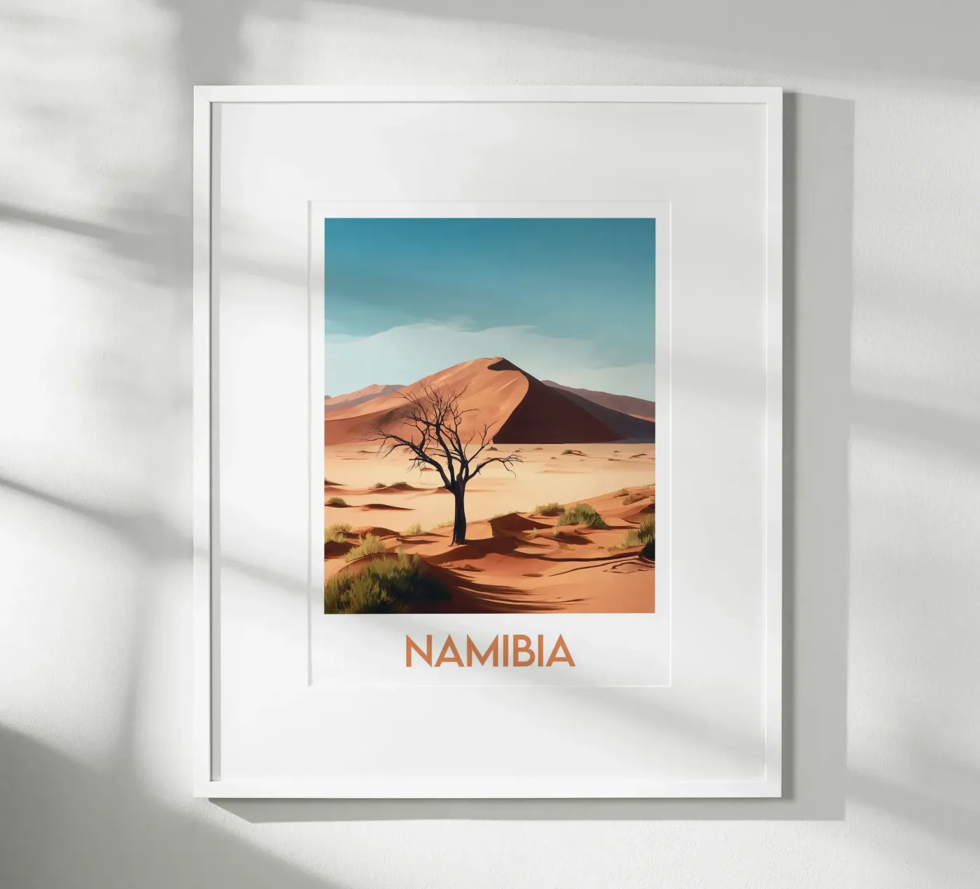 Affiche Namibia poster by Frame the World