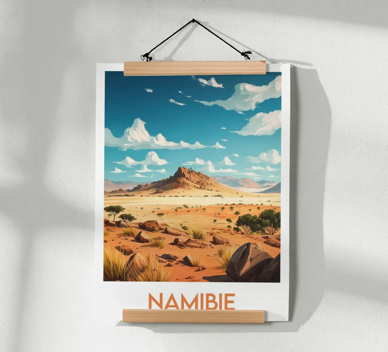 Affiche Namibia poster da Frame the World