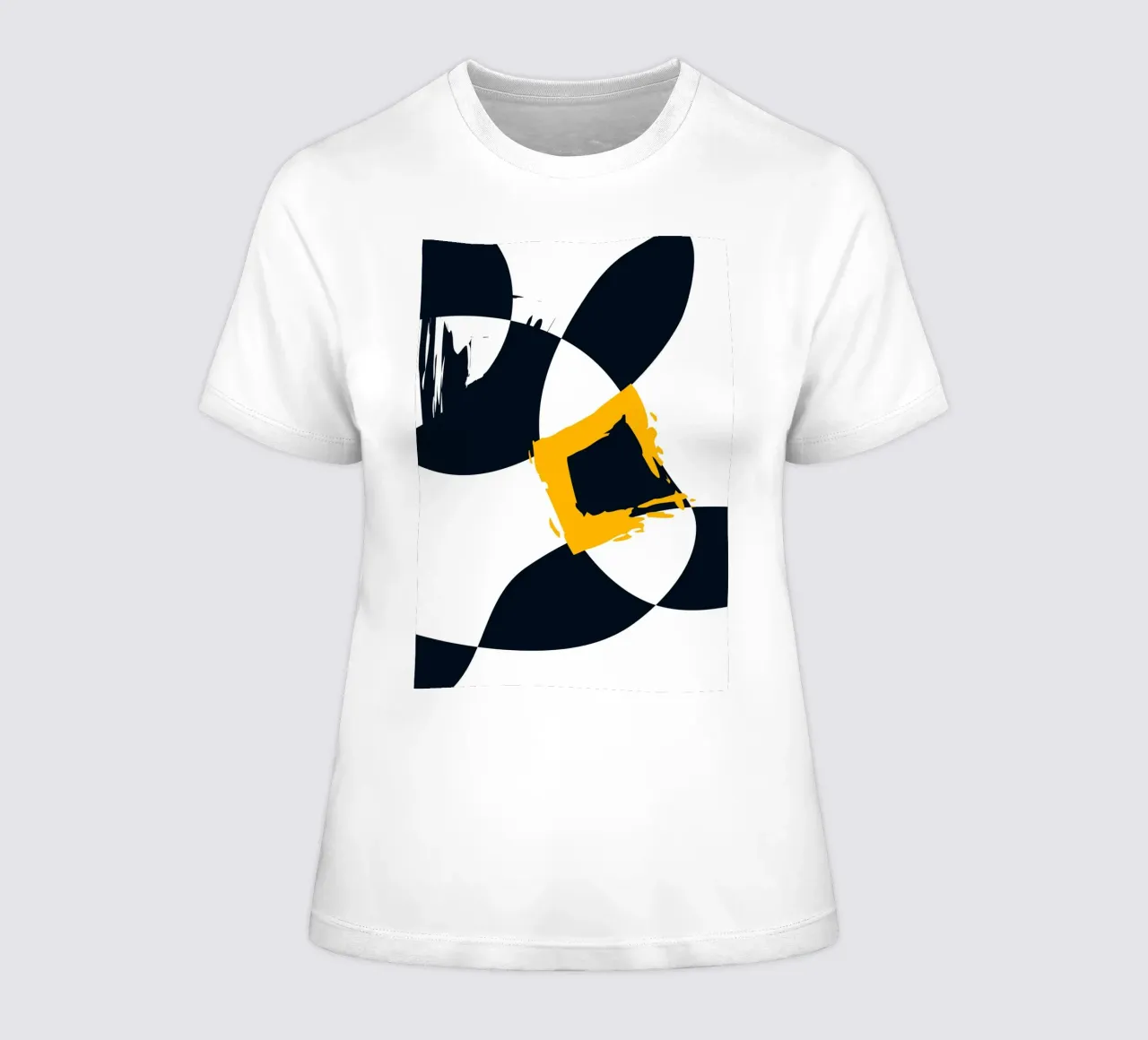 Dynamic and abstract composition t-shirt da donna da LisaArtes