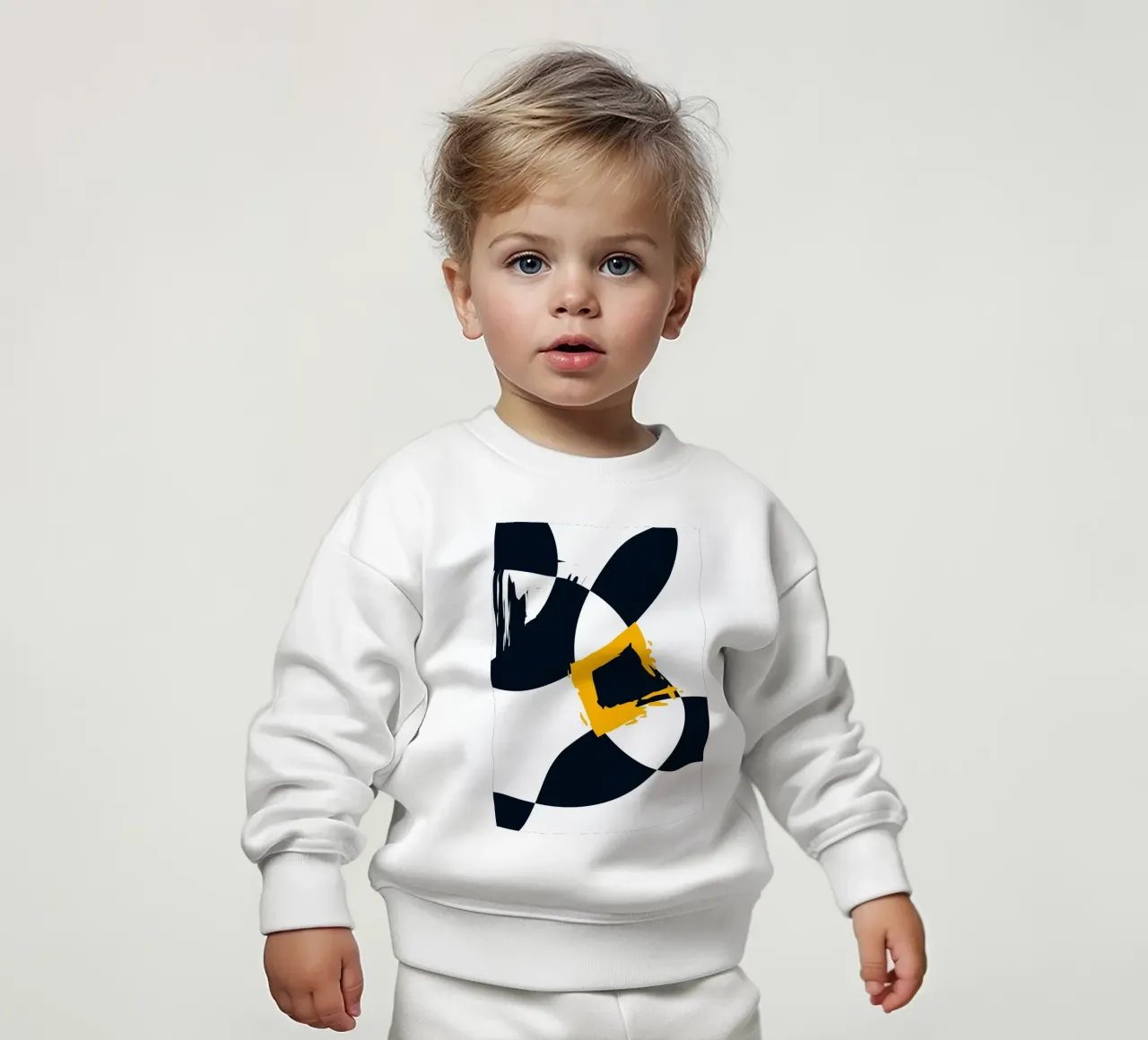 Dynamic and abstract composition Baby Sweatshirt von LisaArtes