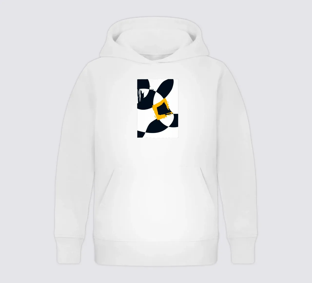 Dynamic and abstract composition felpa bambino con cappuccio da LisaArtes