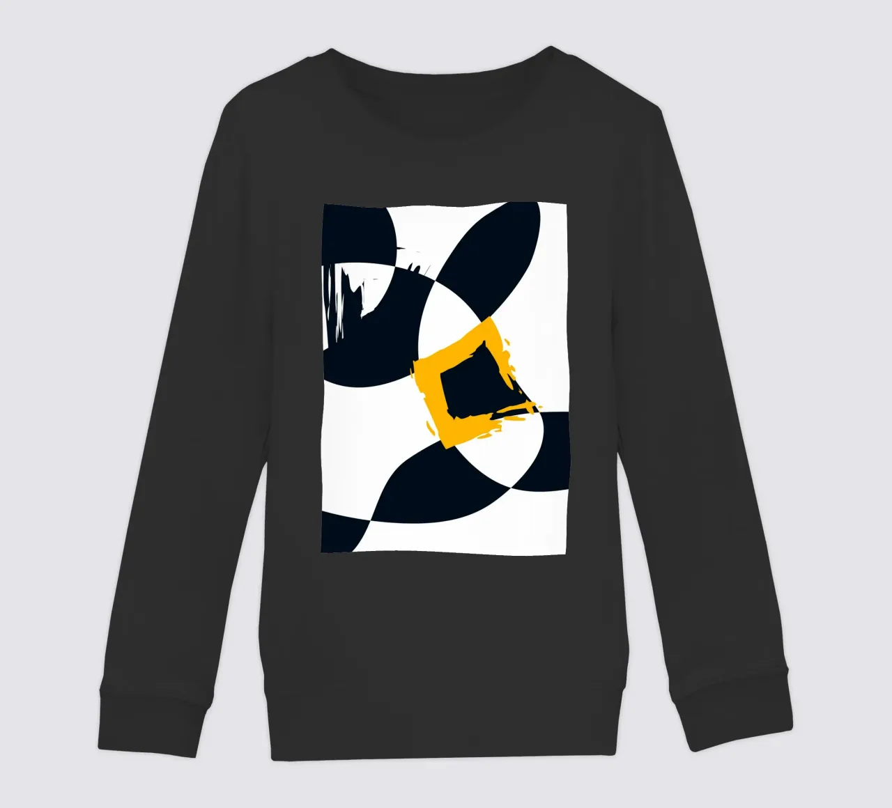 Dynamic and abstract composition felpa bambino da LisaArtes