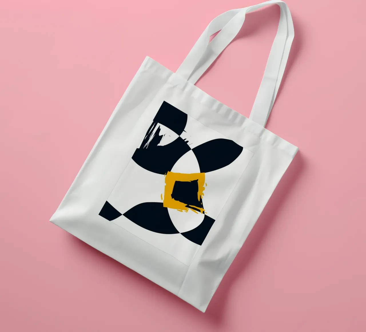 Dynamic and abstract composition borsa in juta da LisaArtes