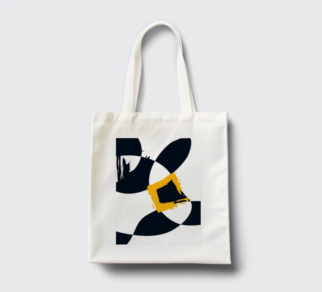 Dynamic and abstract composition borsa in juta da LisaArtes