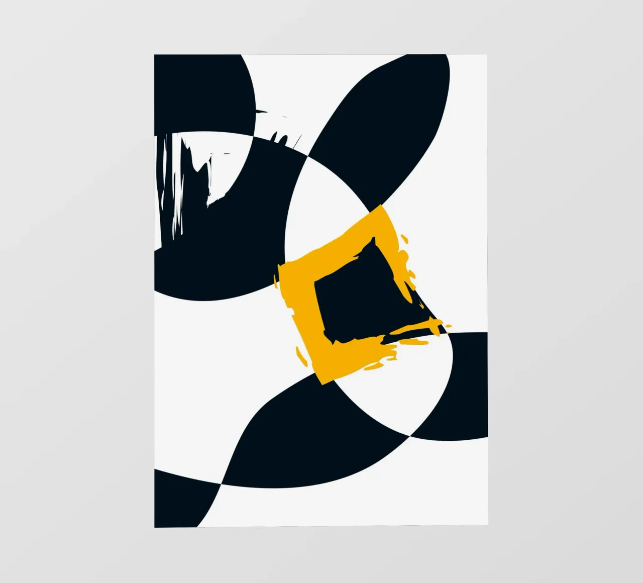 Dynamic and abstract composition telo in pvc da LisaArtes