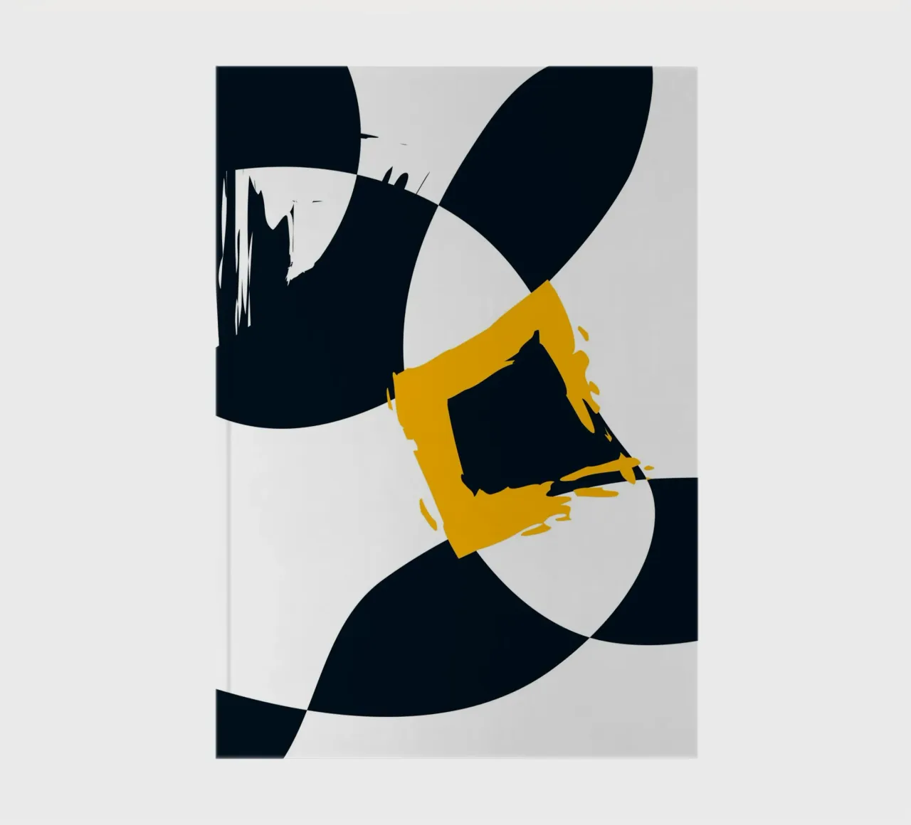 Dynamic and abstract composition Notizbuch von LisaArtes