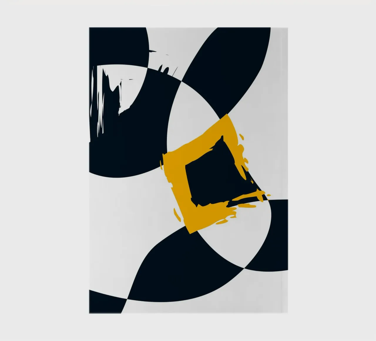 Dynamic and abstract composition notitieboek van LisaArtes