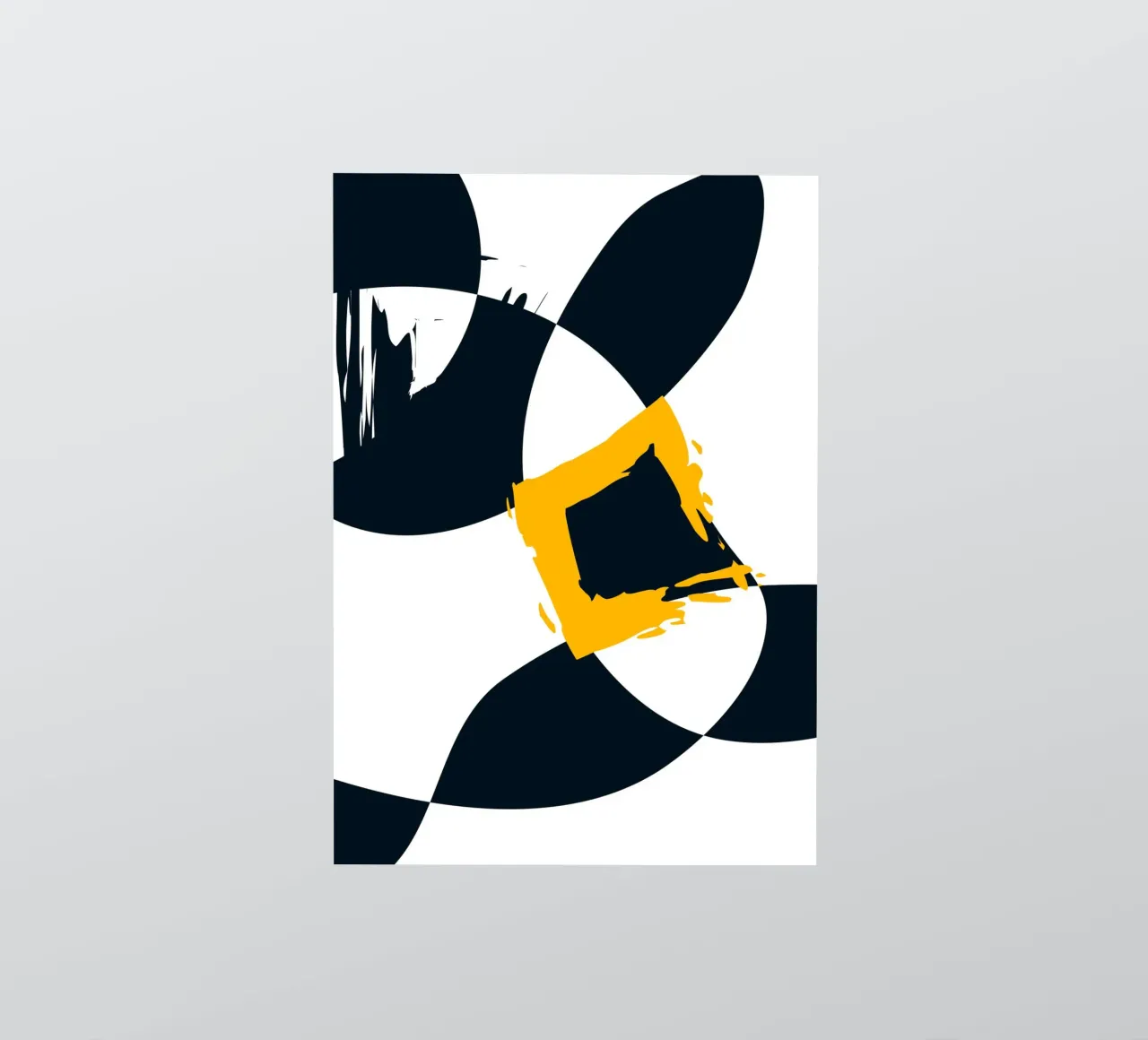 Dynamic and abstract composition adesivo da LisaArtes