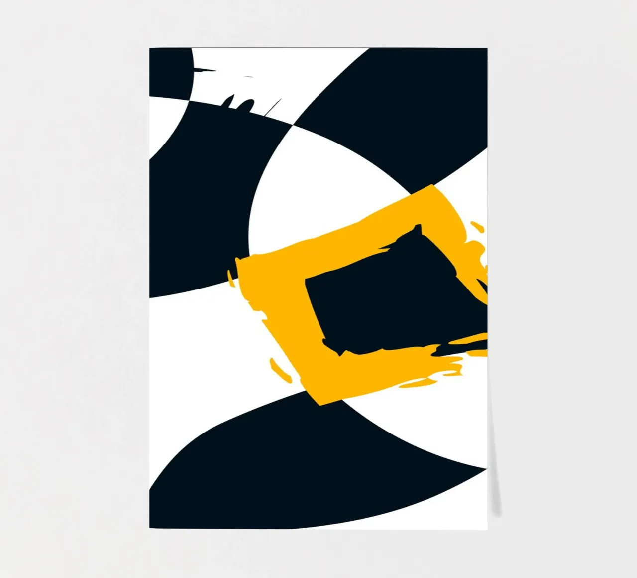 Dynamic and abstract composition Stickerbogen von LisaArtes