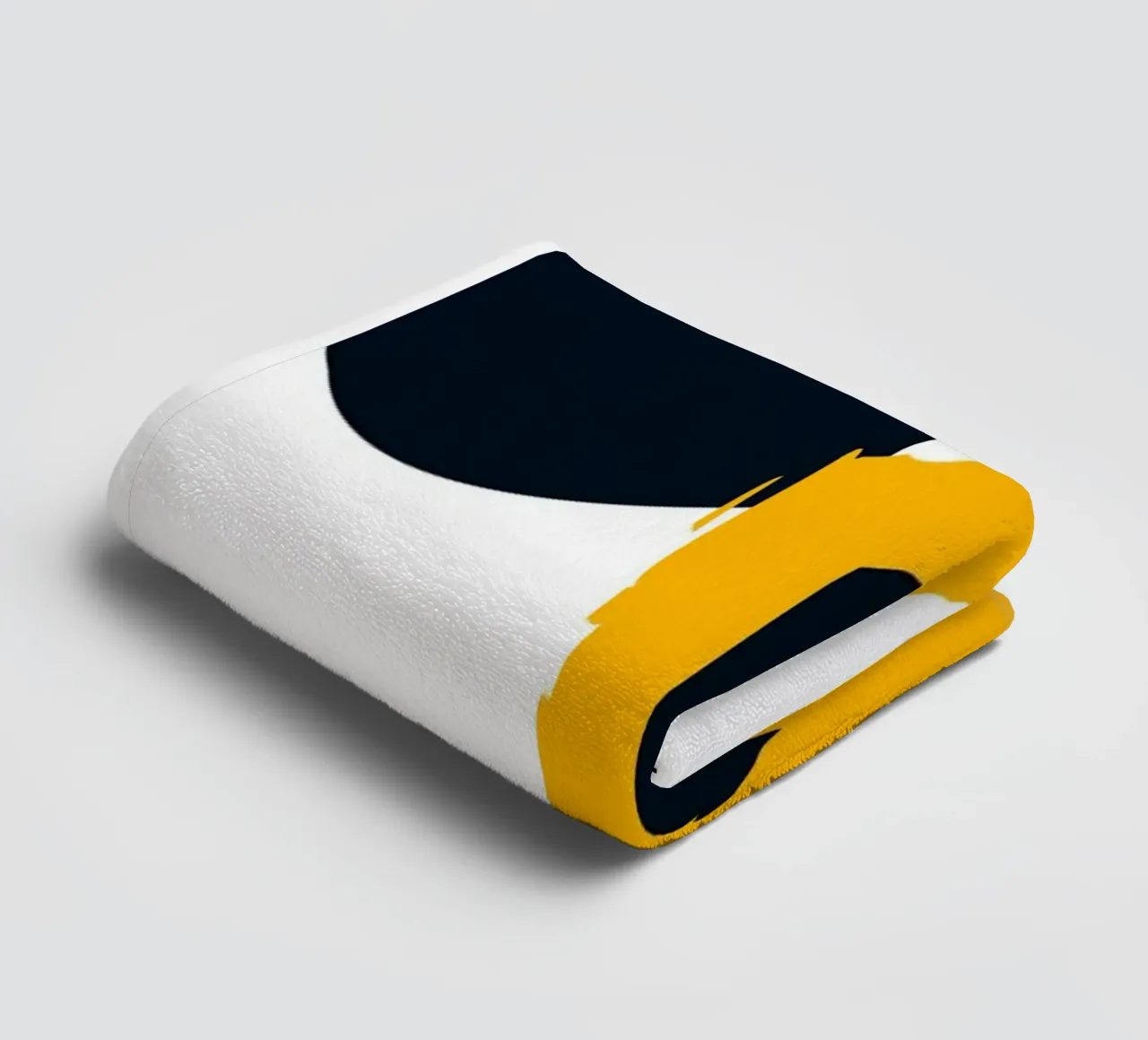 Dynamic and abstract composition towel by LisaArtes