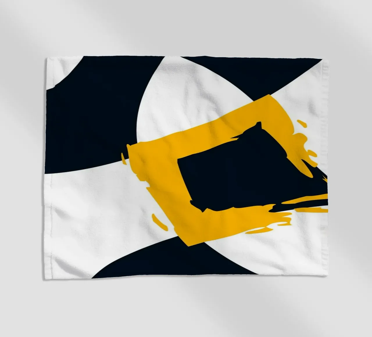 Dynamic and abstract composition beach towel by LisaArtes