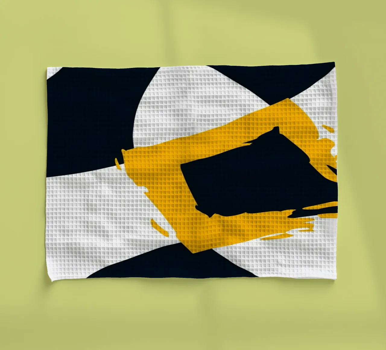 Dynamic and abstract composition torchon de LisaArtes