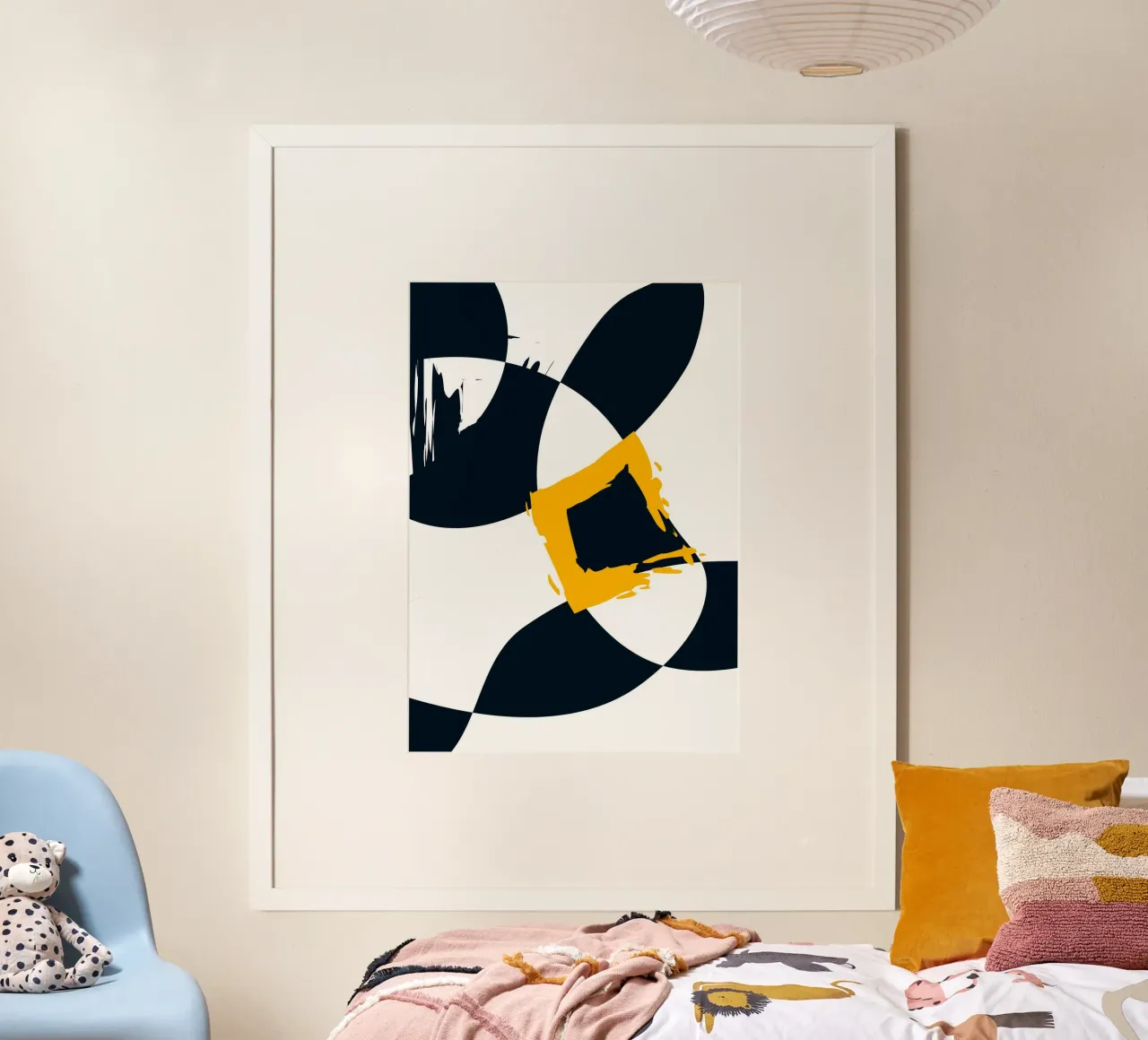 Dynamic and abstract composition hahnemühle by LisaArtes