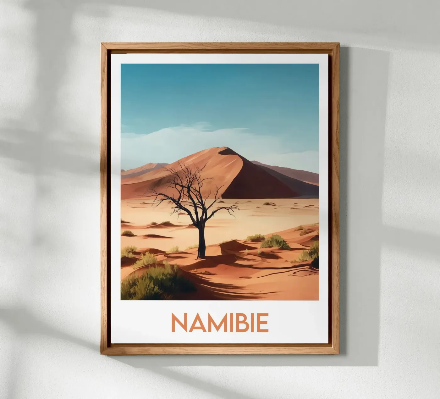 Affiche Namibia forex plate by Frame the World