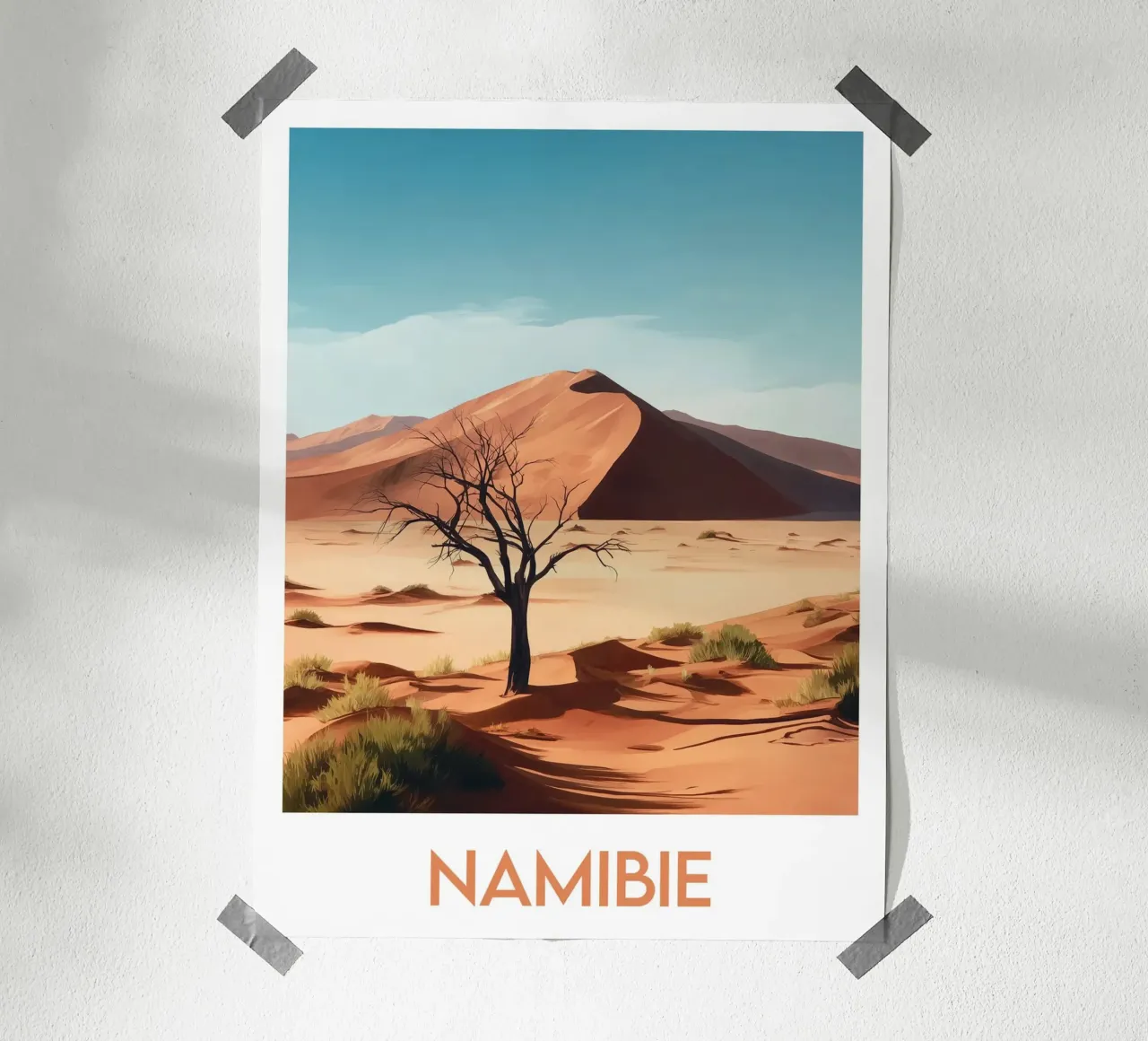 Affiche Namibia poster da Frame the World