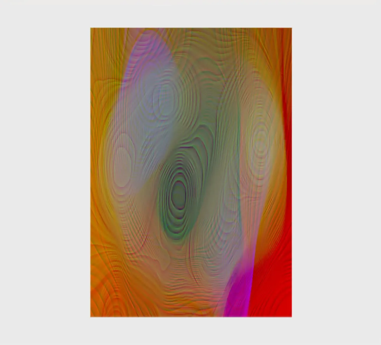 Abstract in summer colours, matt surface in line structure notebook by Gürsel Yesil Digital Art