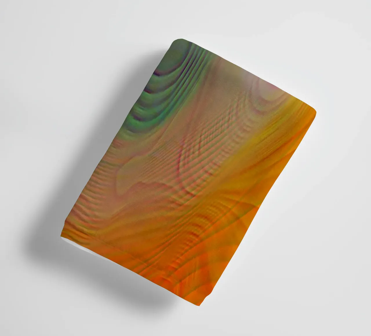 Abstrait en couleurs estivales, surface mate en structure de lignes serviette de bain de Gürsel Yesil Digital Art