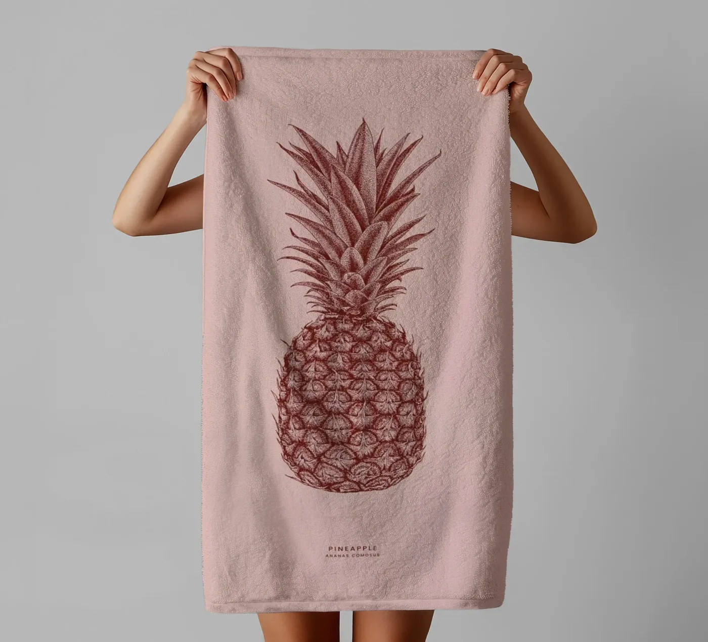 Pineapple II towel by Flora & Fauna