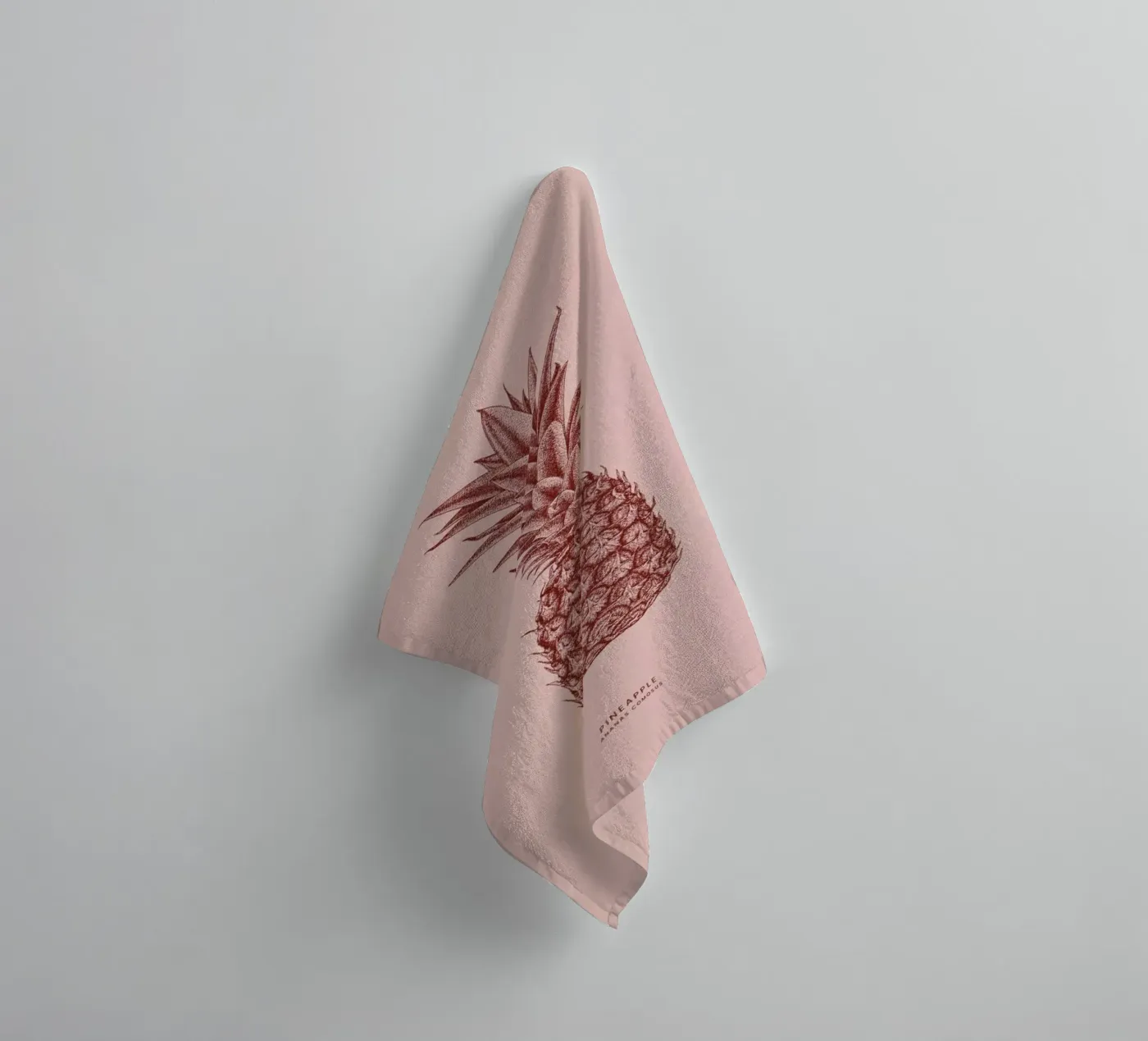 Pineapple II towel by Flora & Fauna