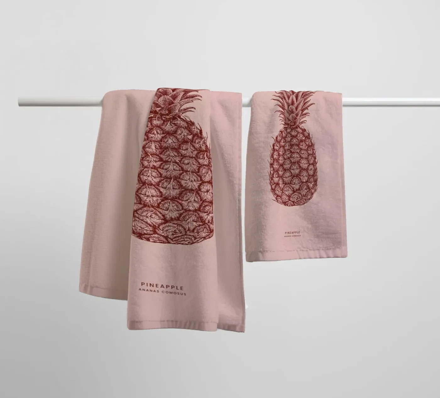 Pineapple II towel by Flora & Fauna