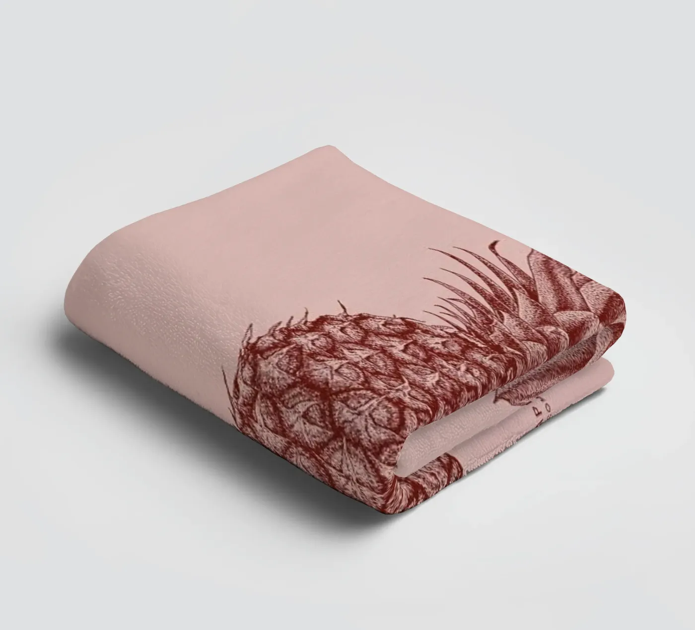Pineapple II towel by Flora & Fauna