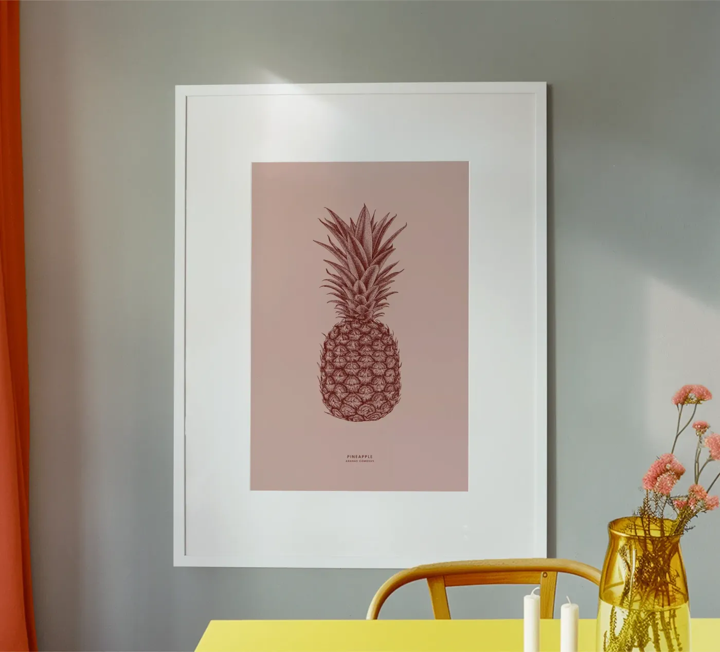 Pineapple II poster by Flora & Fauna