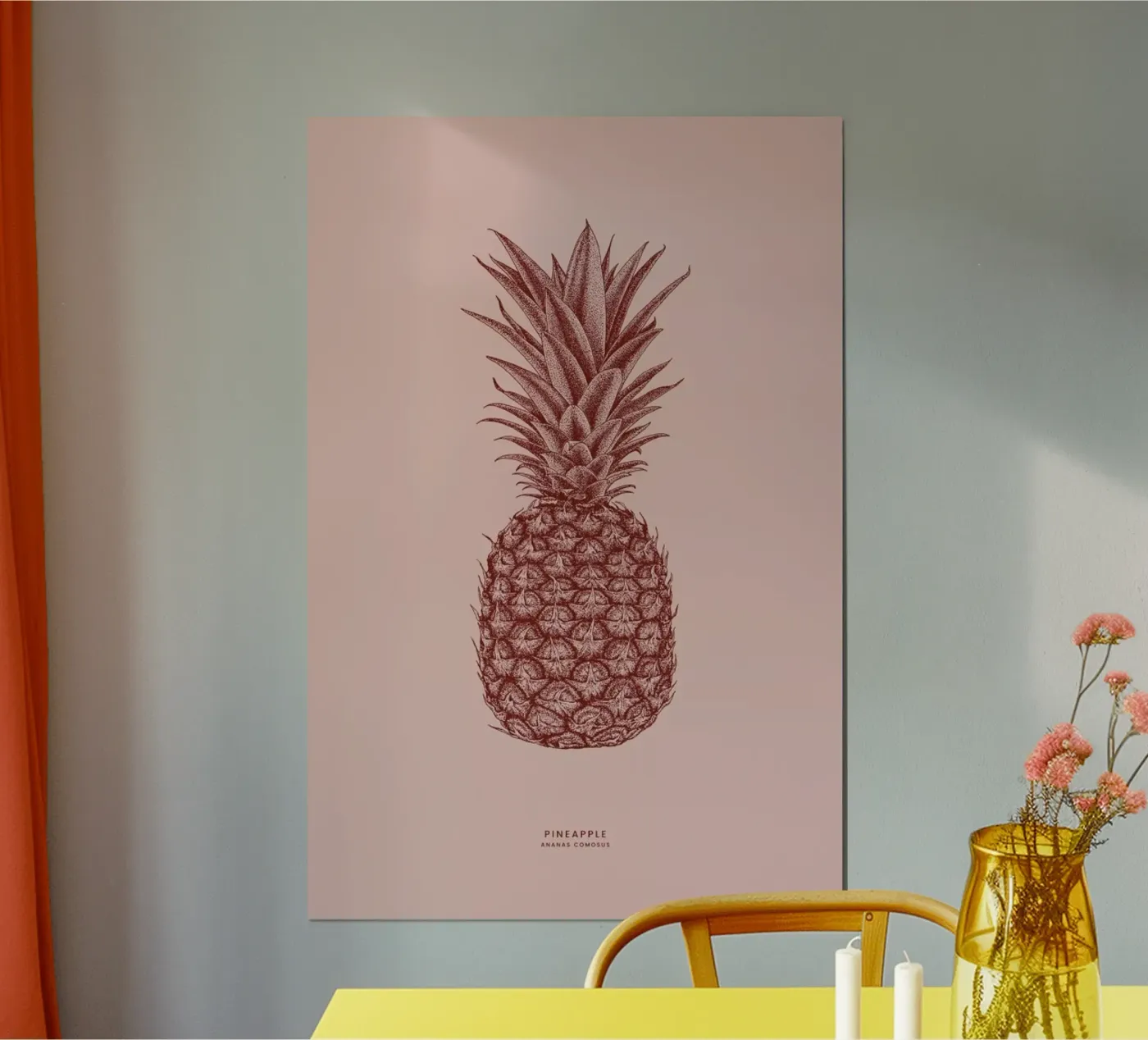 Pineapple II poster by Flora & Fauna