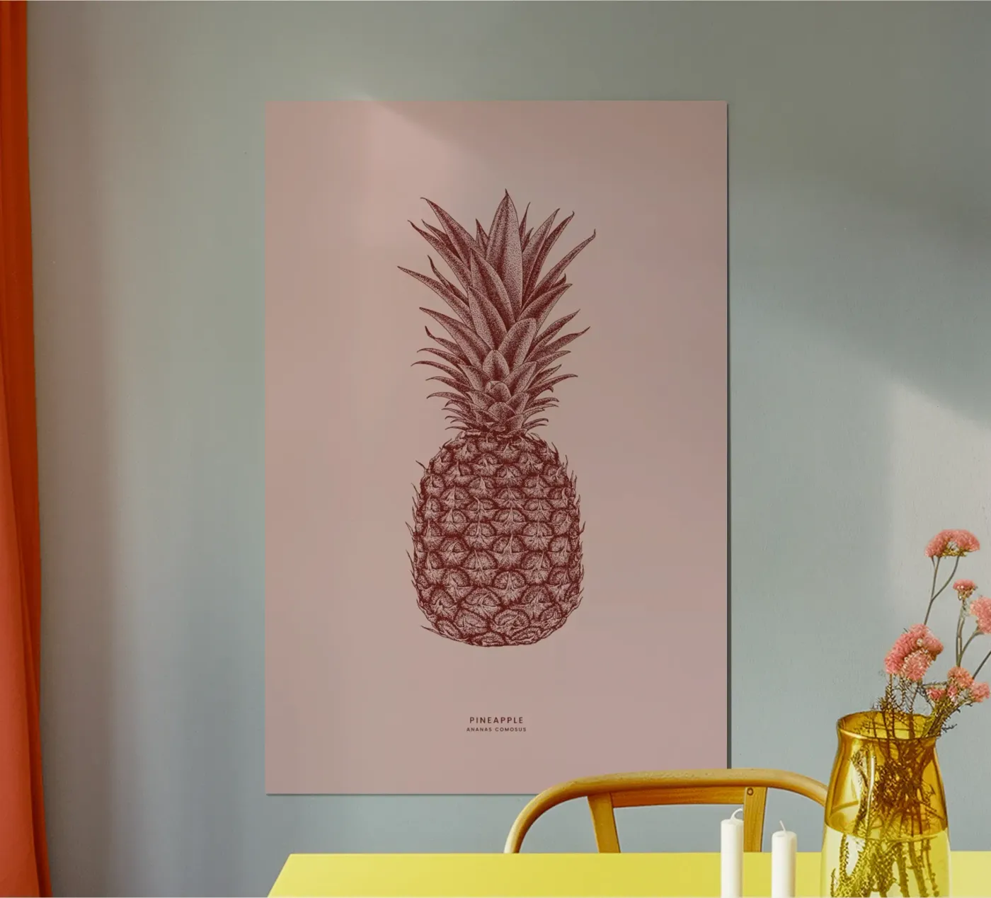 Pineapple II Poster von Flora & Fauna
