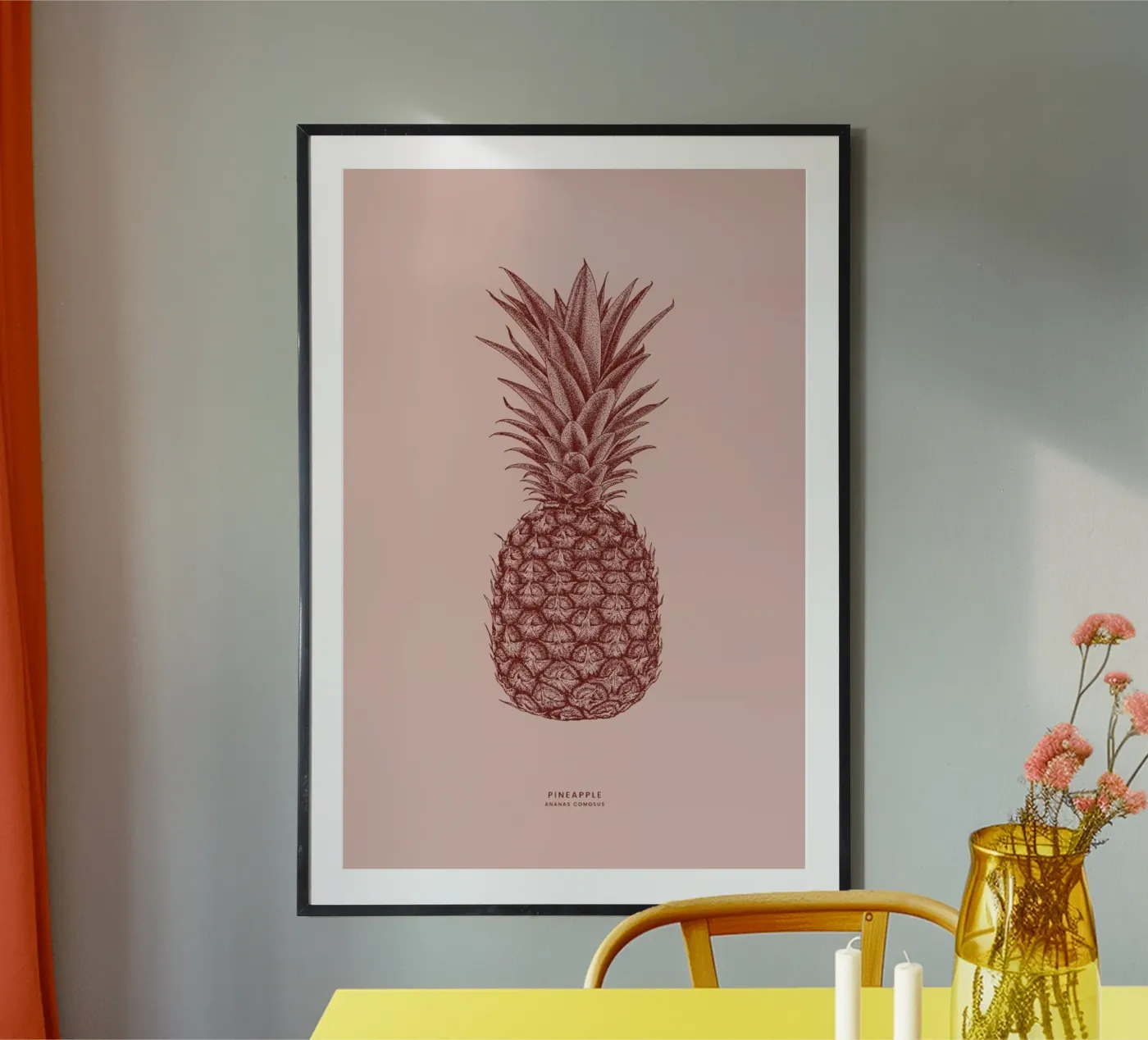 Pineapple II poster by Flora & Fauna