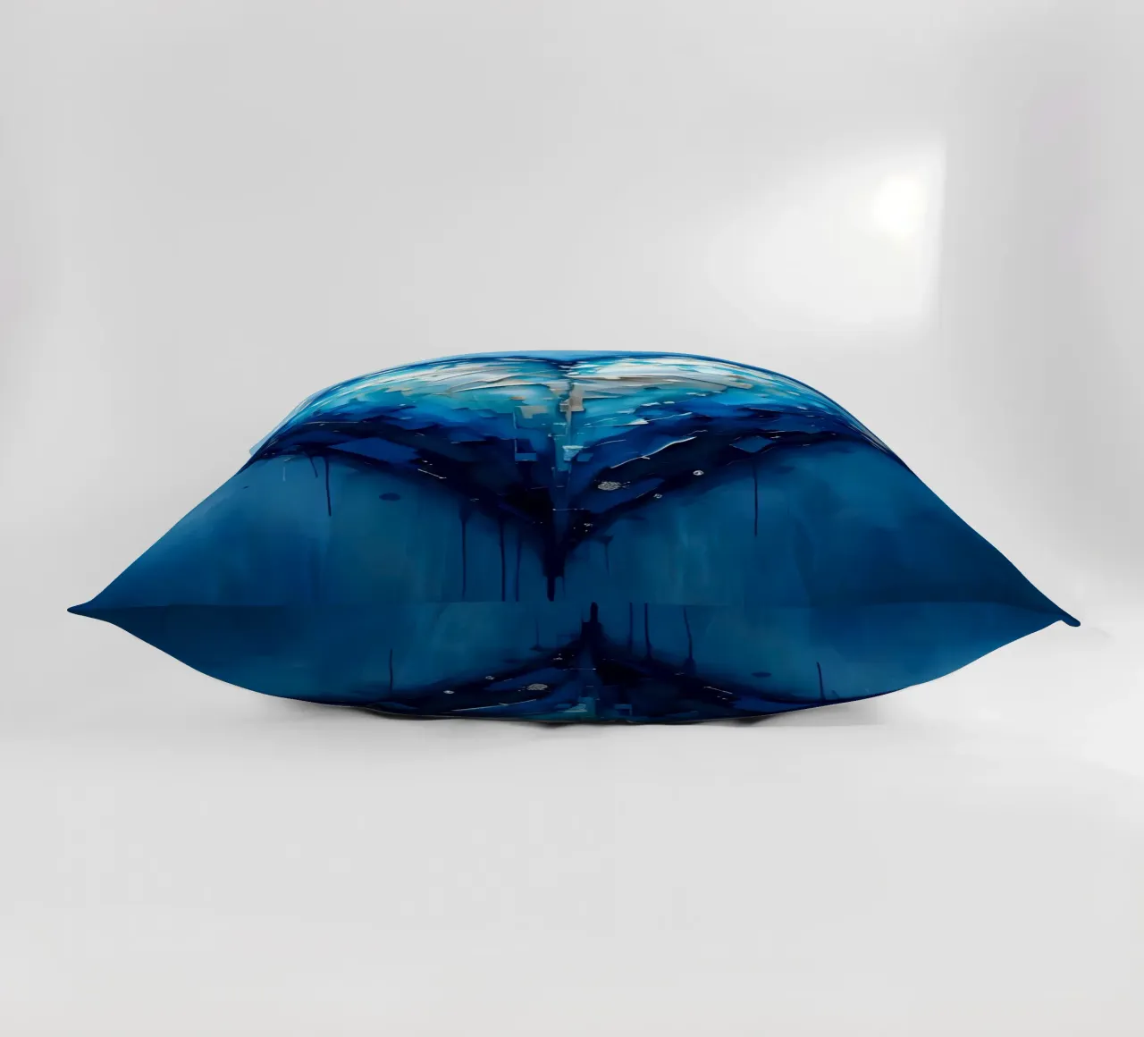 cuore_blu_argento_1 cuscino da Pink- und LoveArt by LK