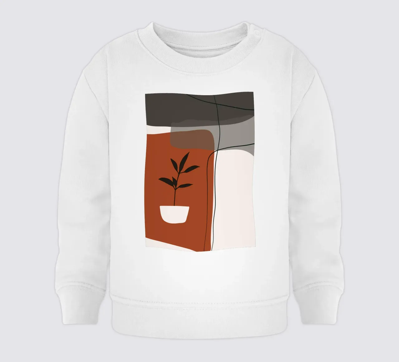 Minimalistic simple potted felpa neonato da edsonramosart