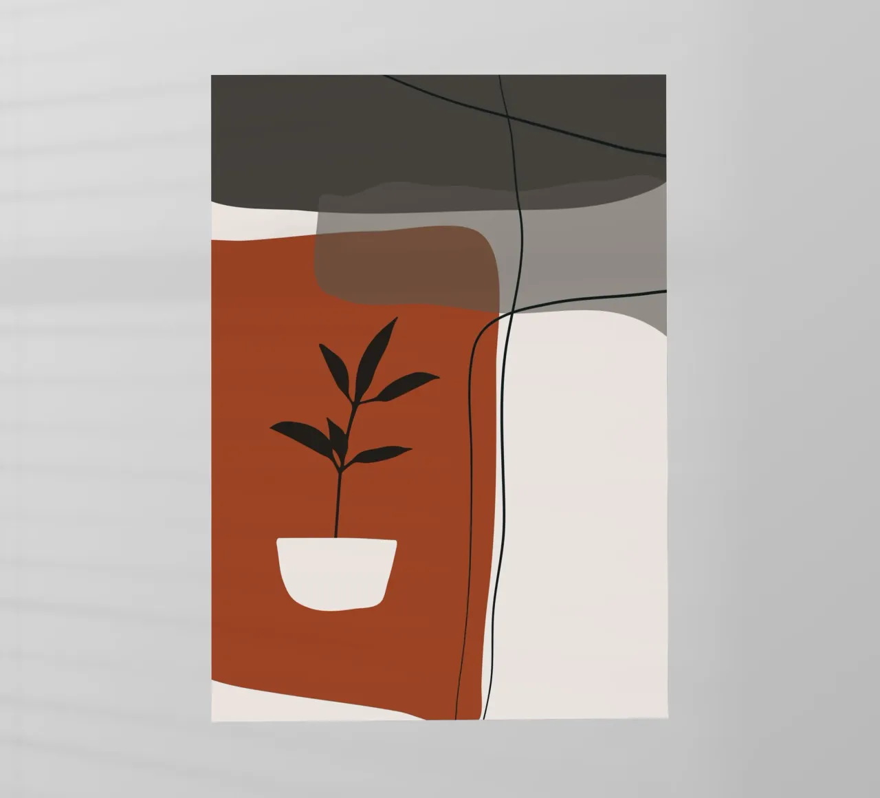 Minimalistic simple potted pellicola backlit da edsonramosart