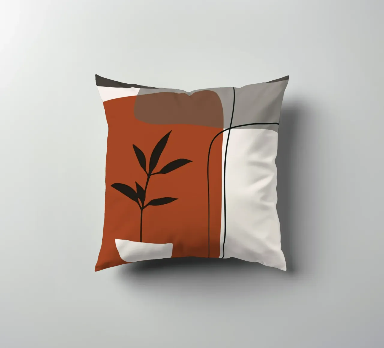 Minimalistic simple potted cuscino da edsonramosart