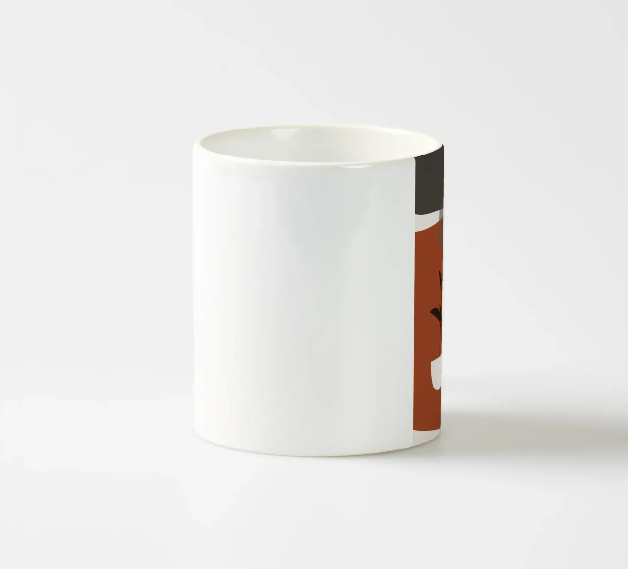 Minimalistic simple potted ceramic mug by edsonramosart