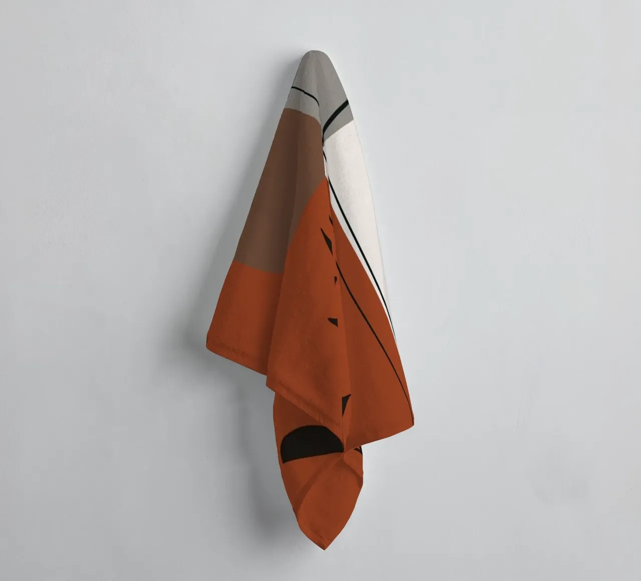 Minimalistic simple potted asciugamano da bagno da edsonramosart