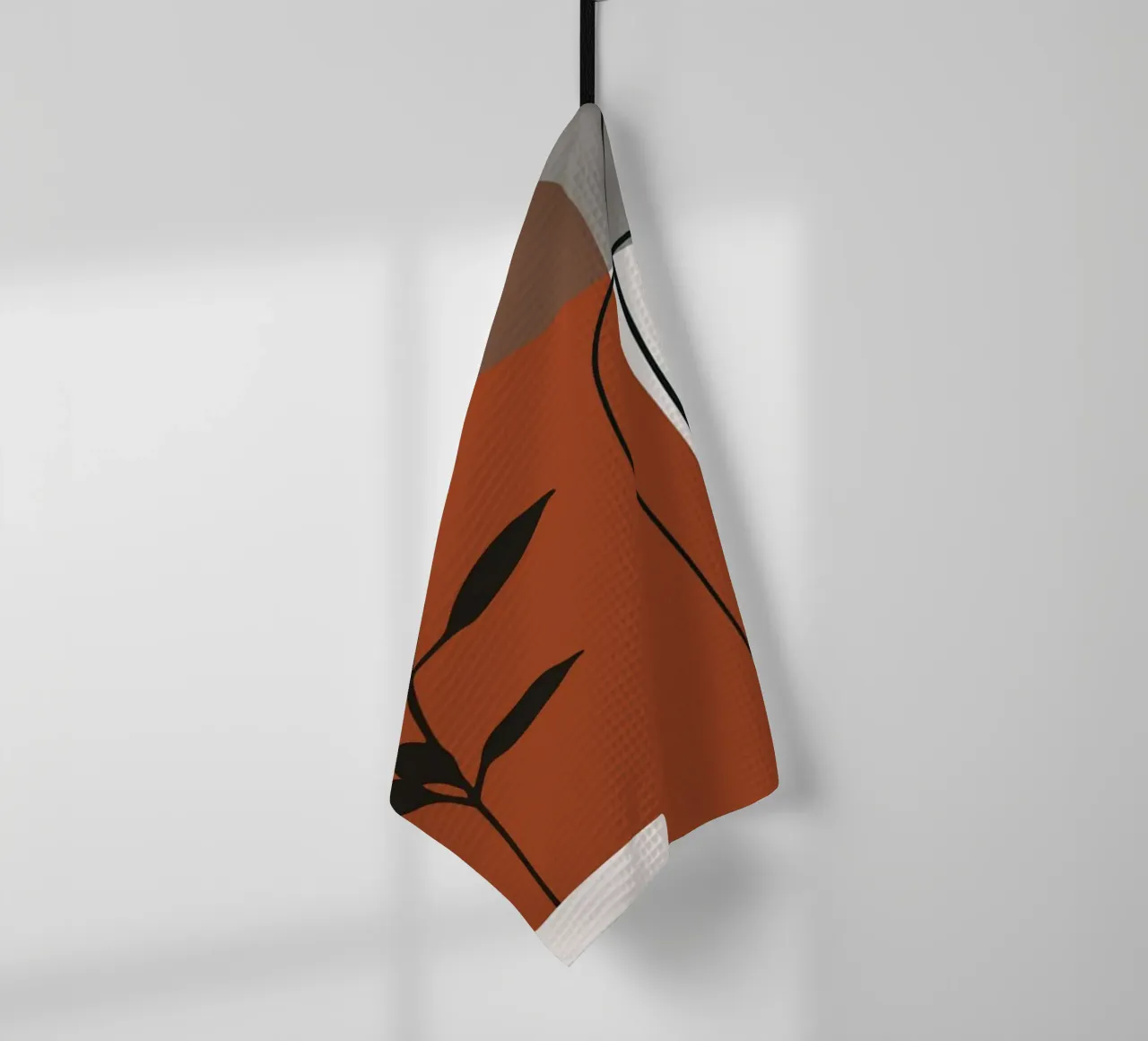 Minimalistic simple potted canovaccio da cucina da edsonramosart