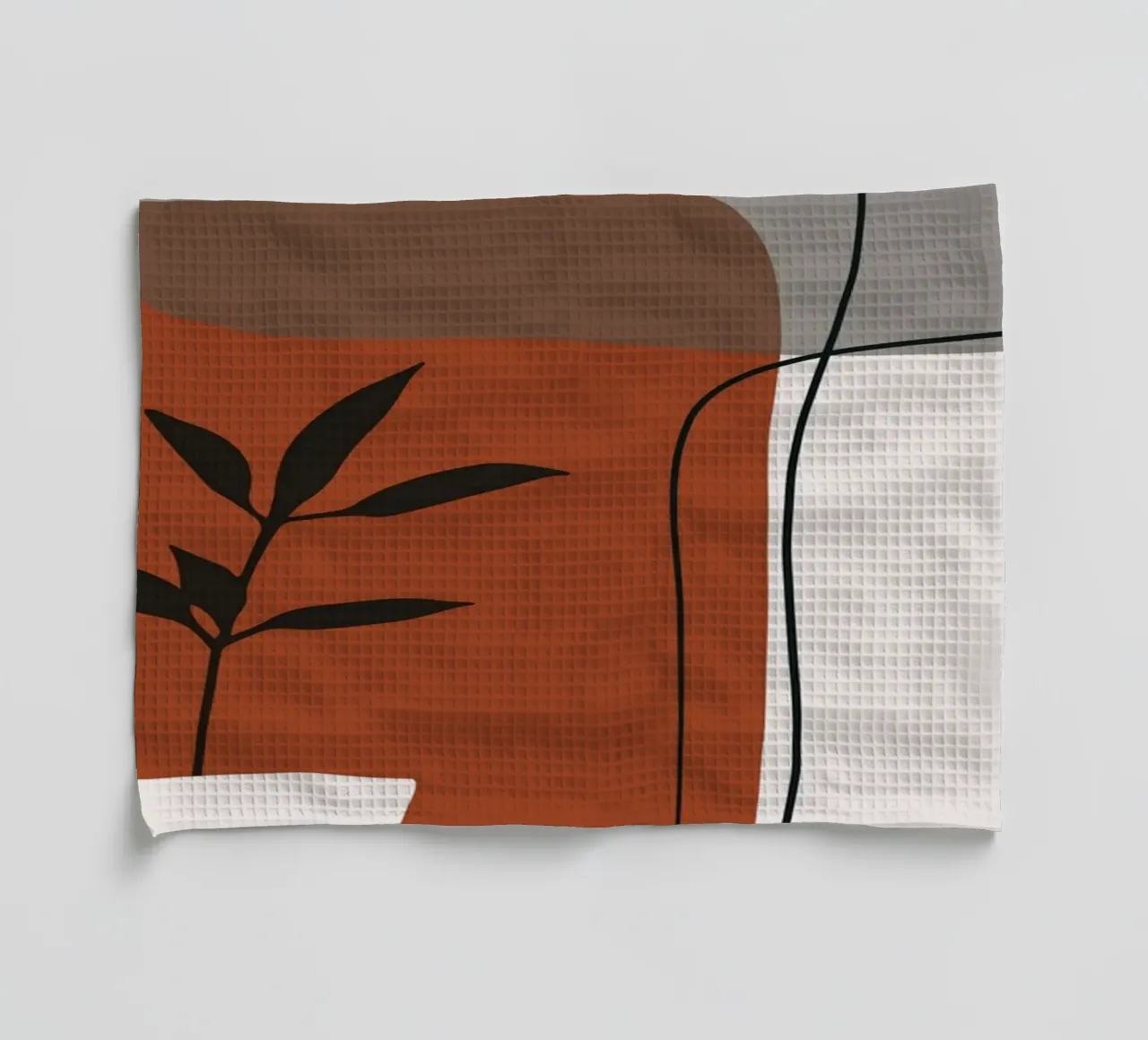 Minimalistic simple potted canovaccio da cucina da edsonramosart