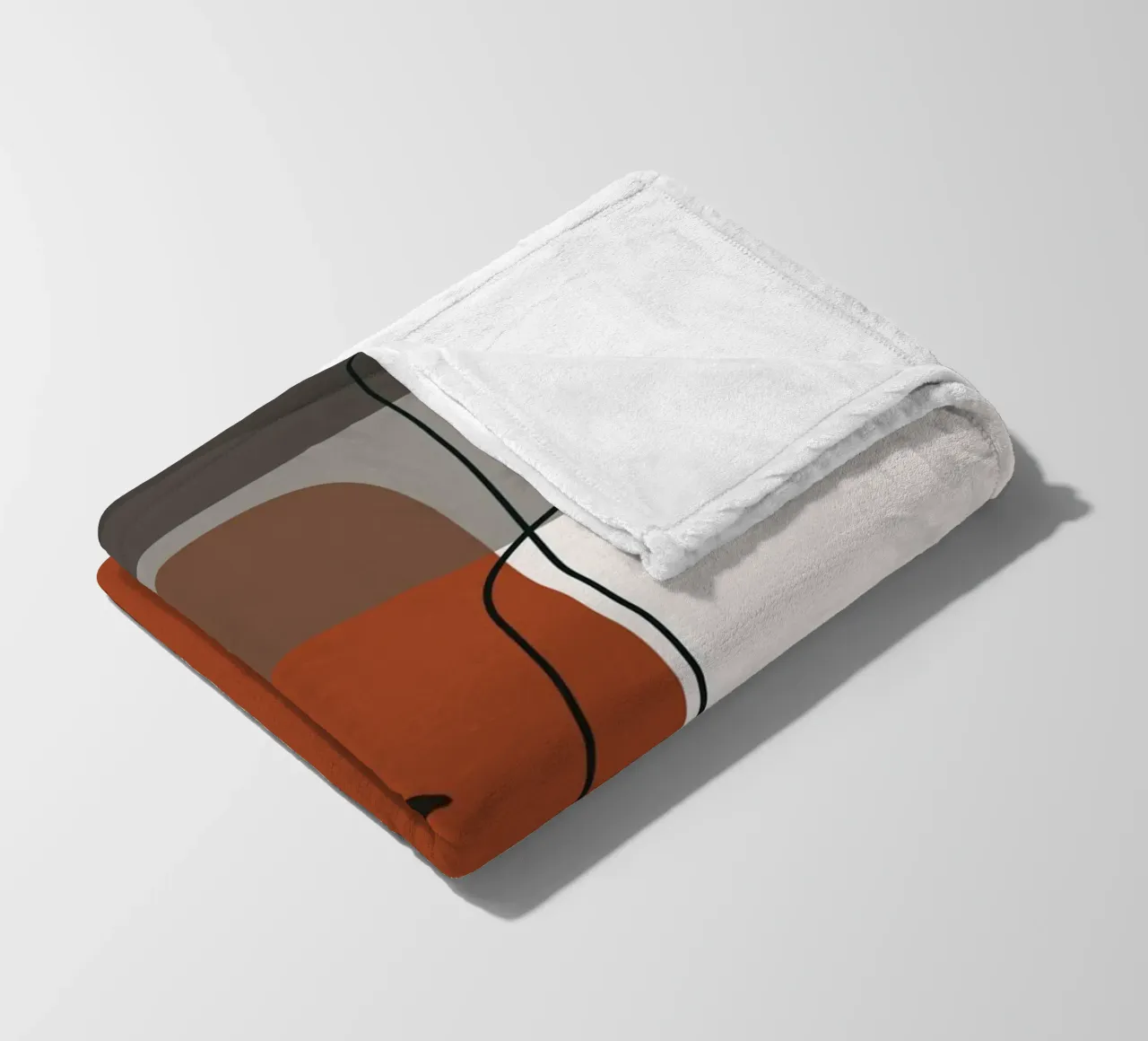 Minimalistic simple potted coperta in pile da edsonramosart