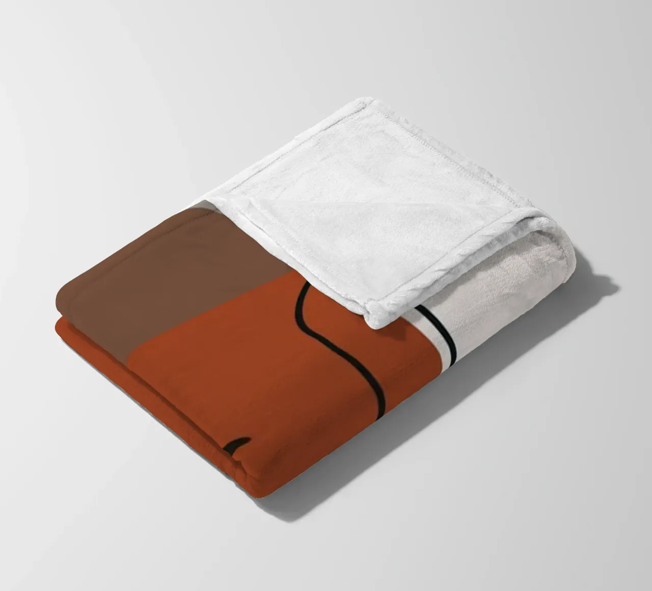 Minimalistic simple potted coperta in pile da edsonramosart