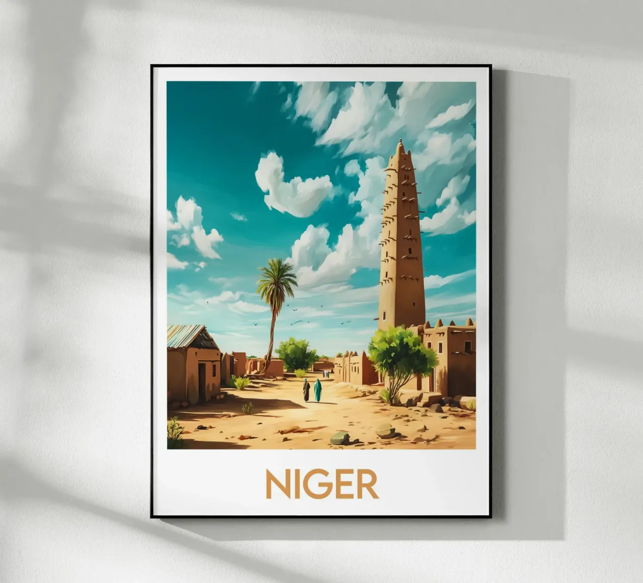 Affiche Niger plexiglass da Frame the World