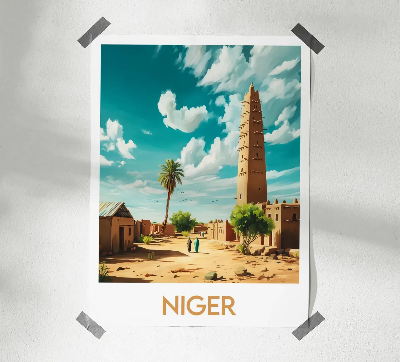 Affiche Niger poster da Frame the World