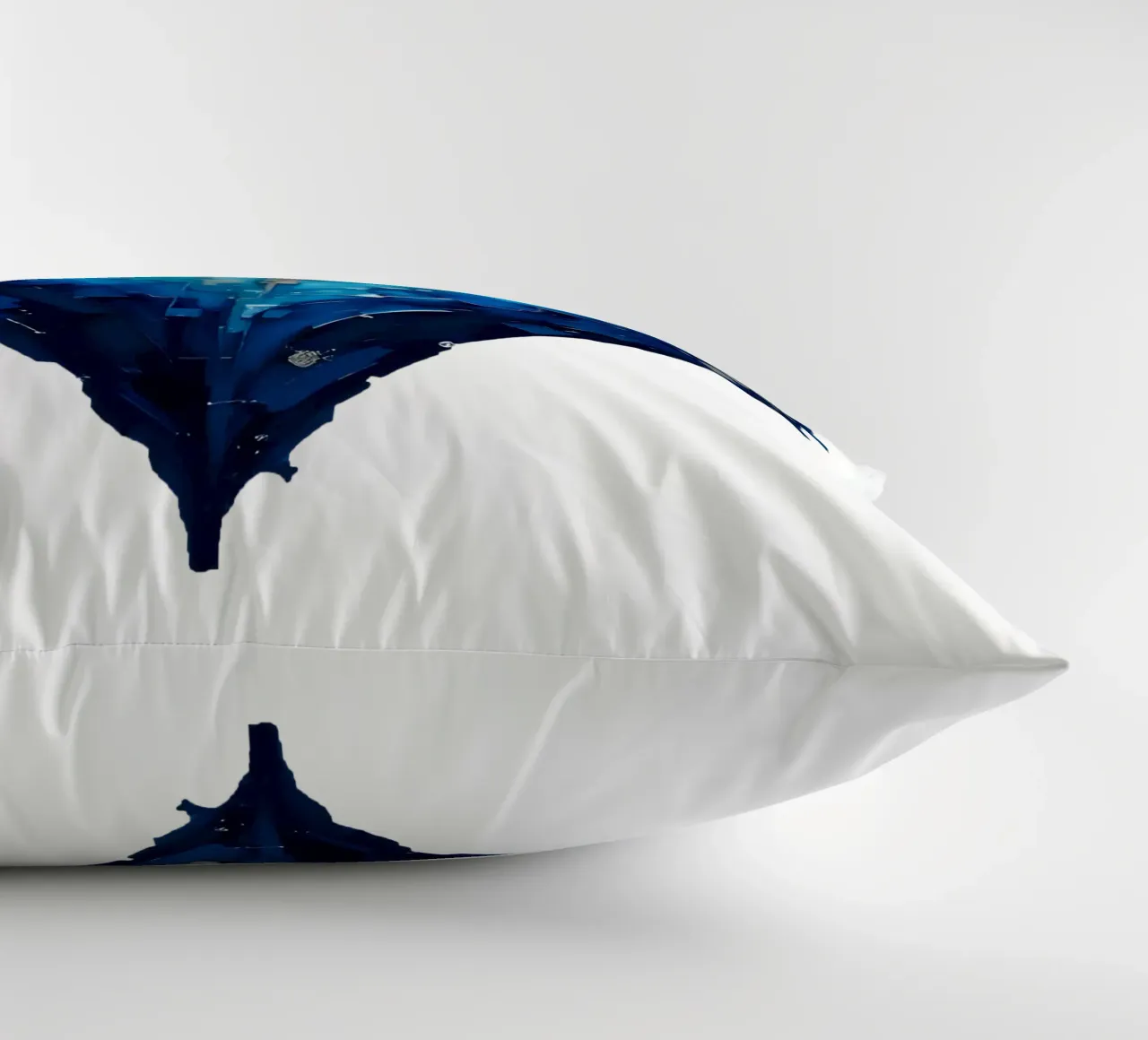 cuore_blu_argento_1a cuscino da Pink- und LoveArt by LK