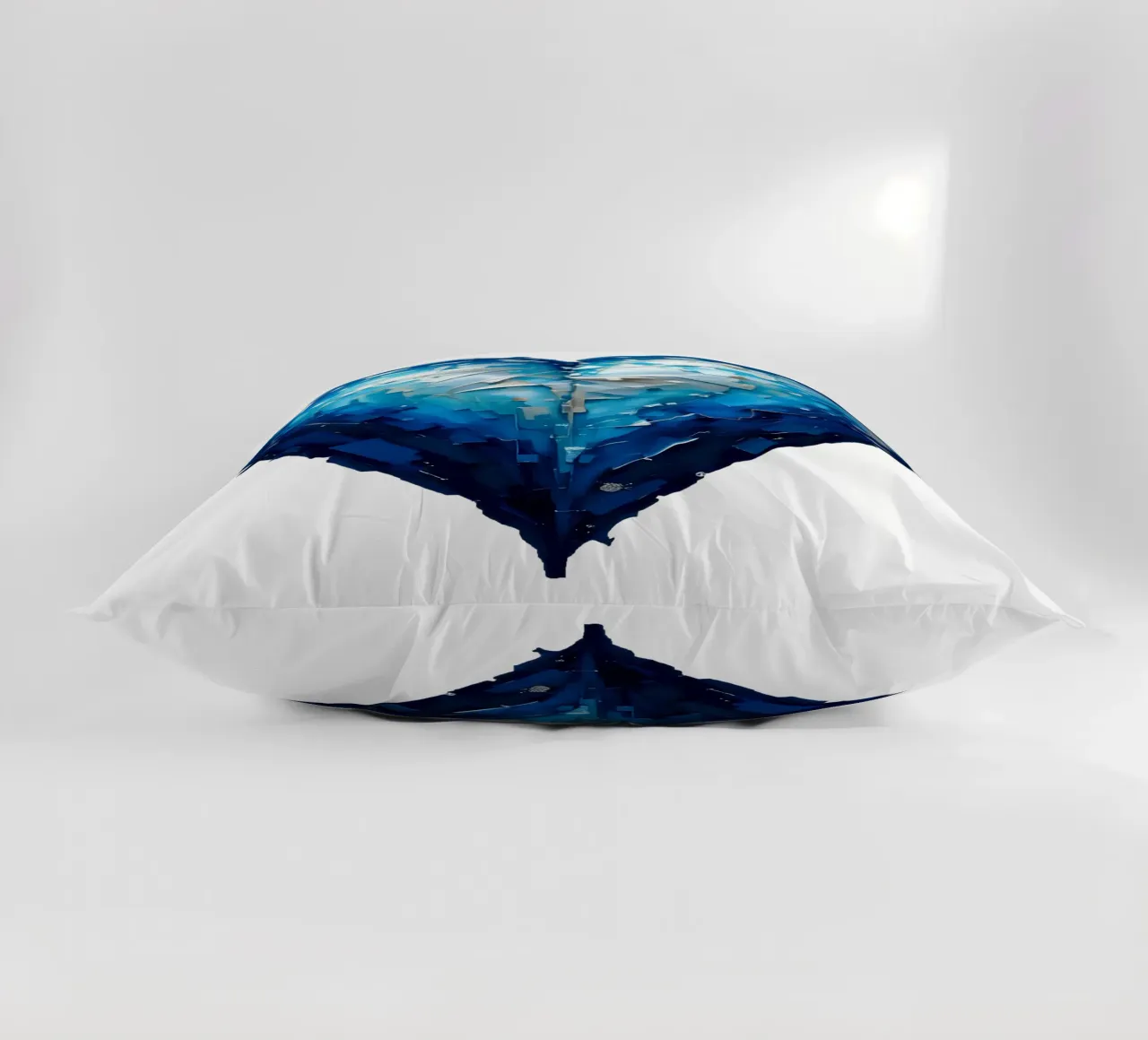 cuore_blu_argento_1a cuscino da Pink- und LoveArt by LK