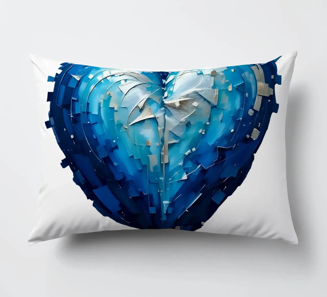 cuore_blu_argento_1a cuscino da Pink- und LoveArt by LK