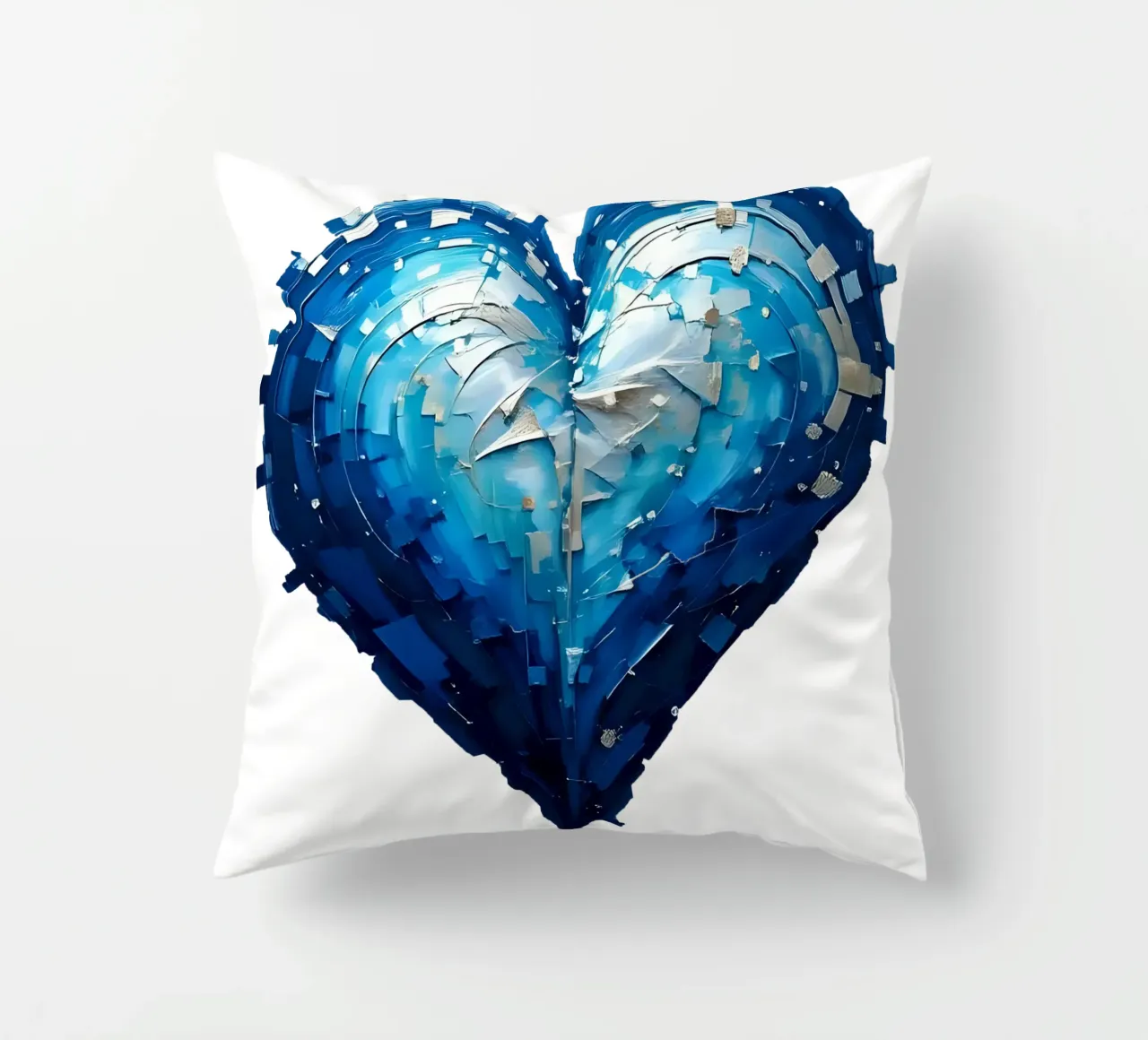 cuore_blu_argento_1a cuscino da Pink- und LoveArt by LK