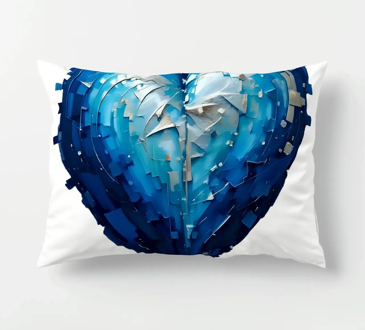 cuore_blu_argento_1a cuscino da Pink- und LoveArt by LK