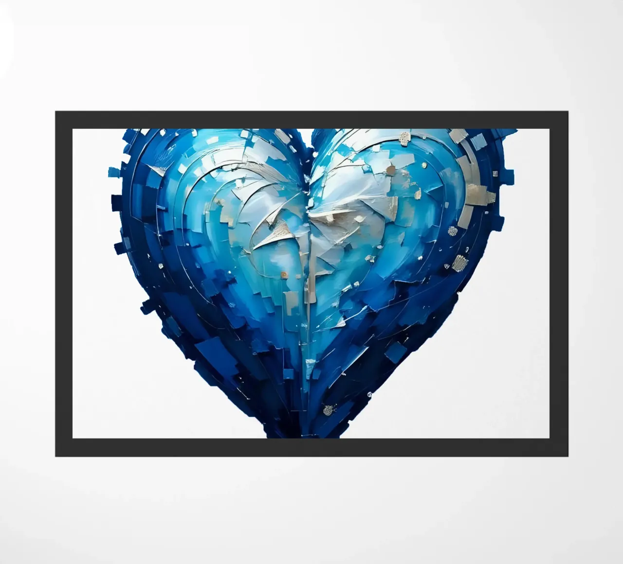 cuore_blu_argento_1a zerbino da Pink- und LoveArt by LK