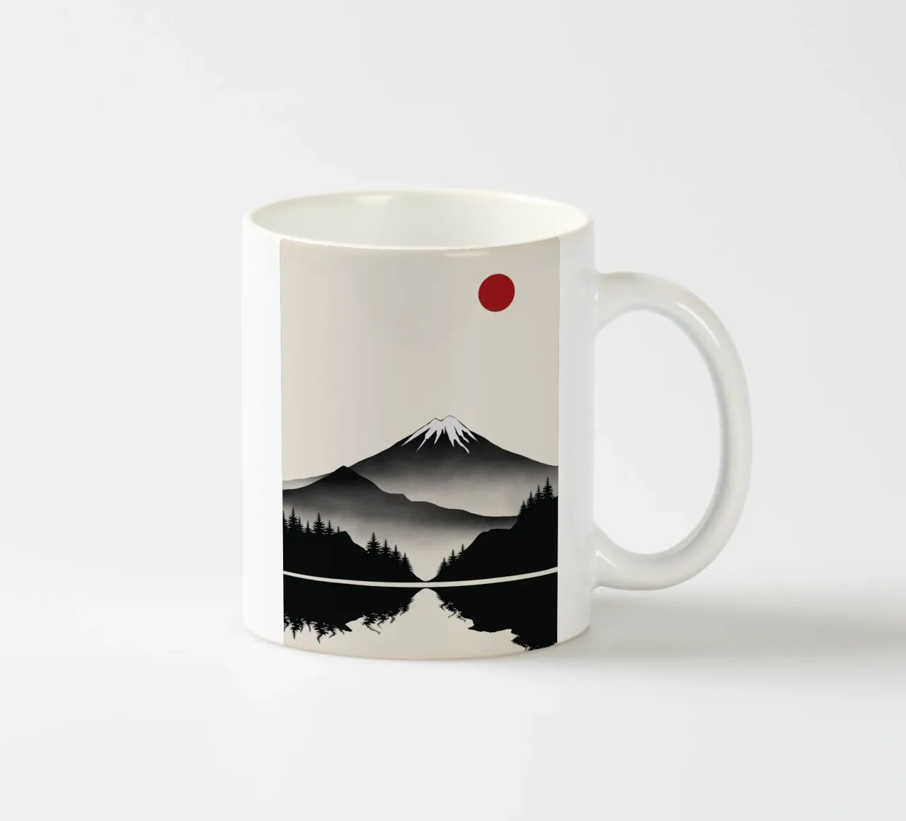 Montagna giapponese tazza in ceramica da Little Dean