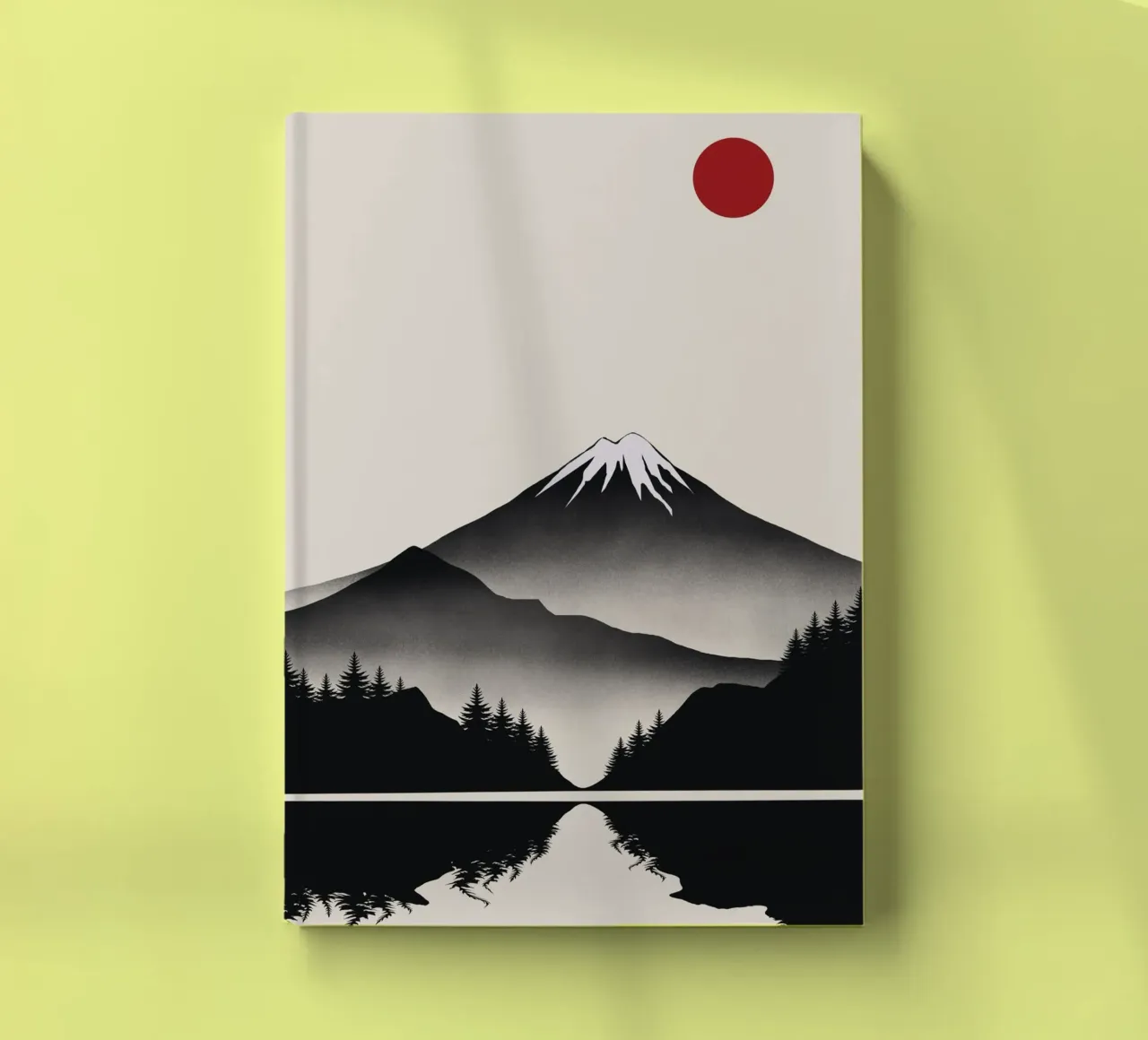 Japanese Mountain notebook by Little Dean