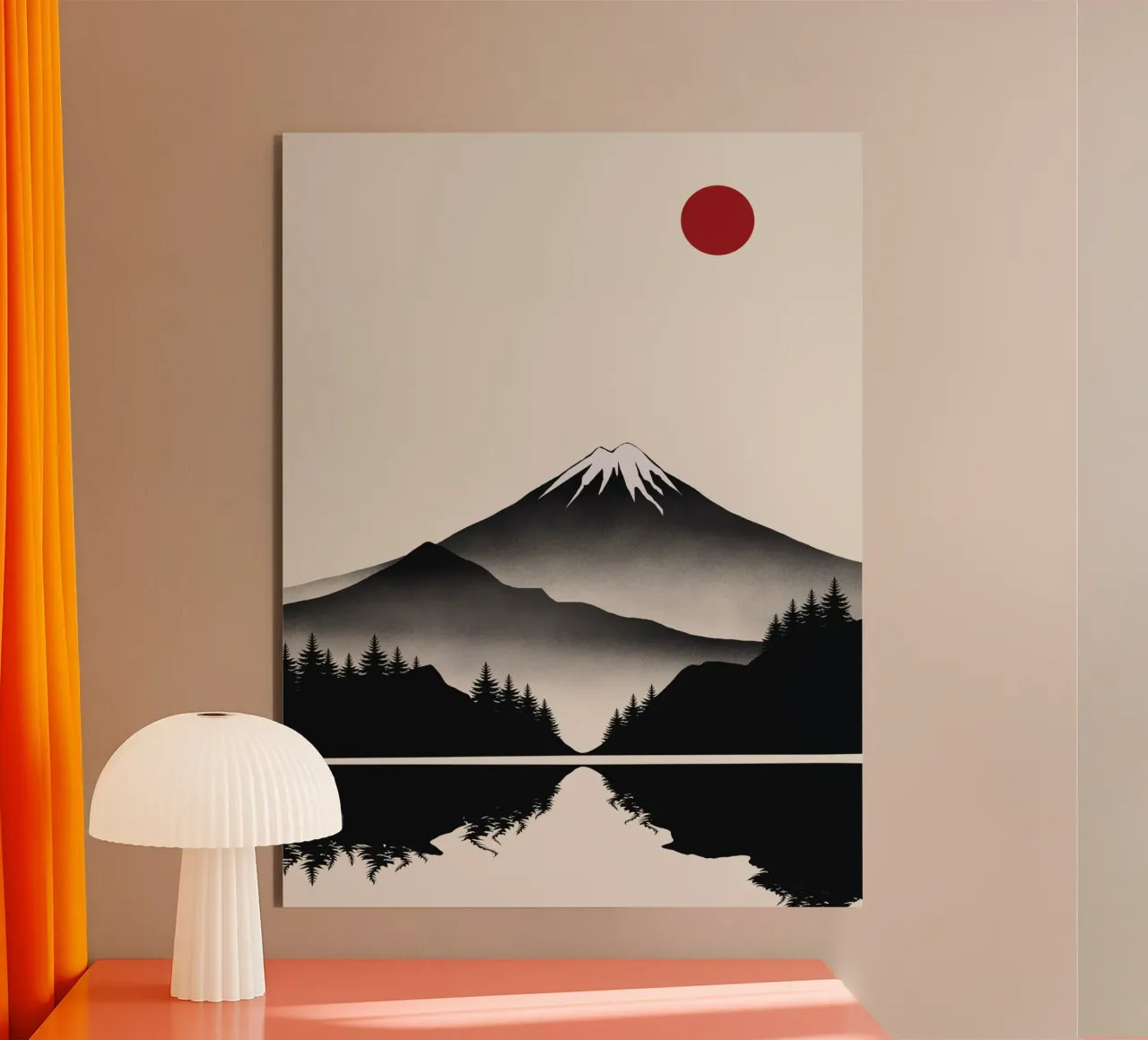 Japanese Mountain forex plate by Little Dean
